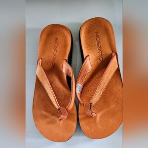 Orange Moskito flip flop sandals Size 11